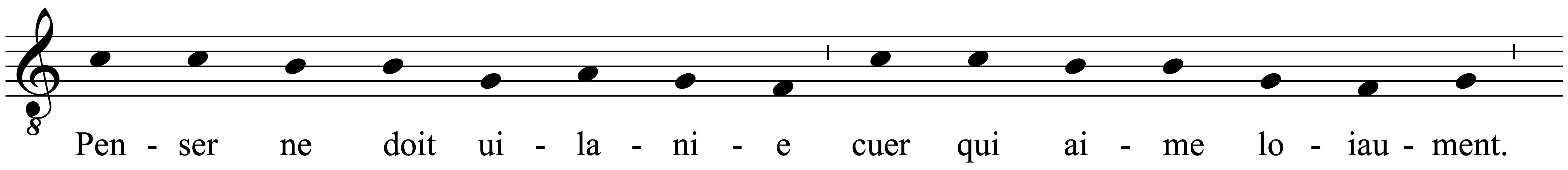 Work musical notation